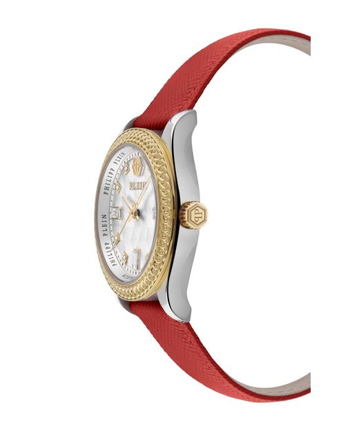 Philipp Plein Queen Damenred Uhr Pwcda0124