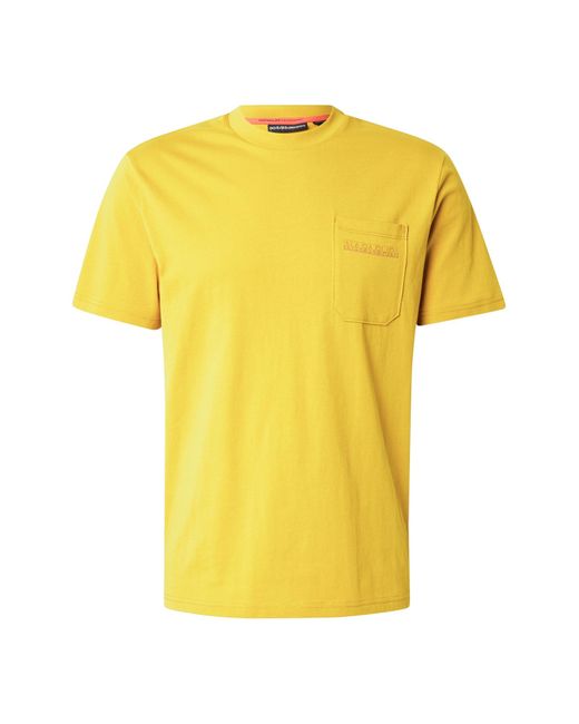 Napapijri T-Shirt Fanes in Yellow für Herren