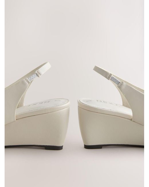 Next White Sandale