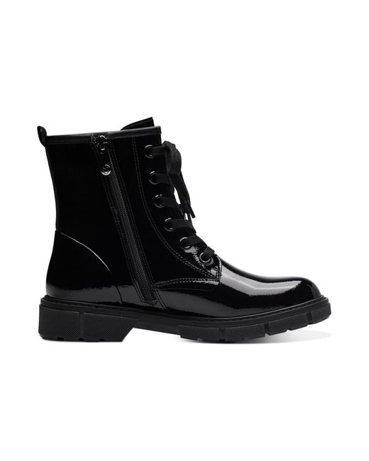 Marco Tozzi Black Schnürstiefelette