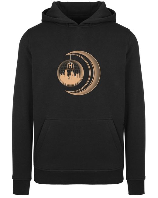 F4NT4STIC Sweatshirt Harry Potter Hogwarts Moon in Black für Herren