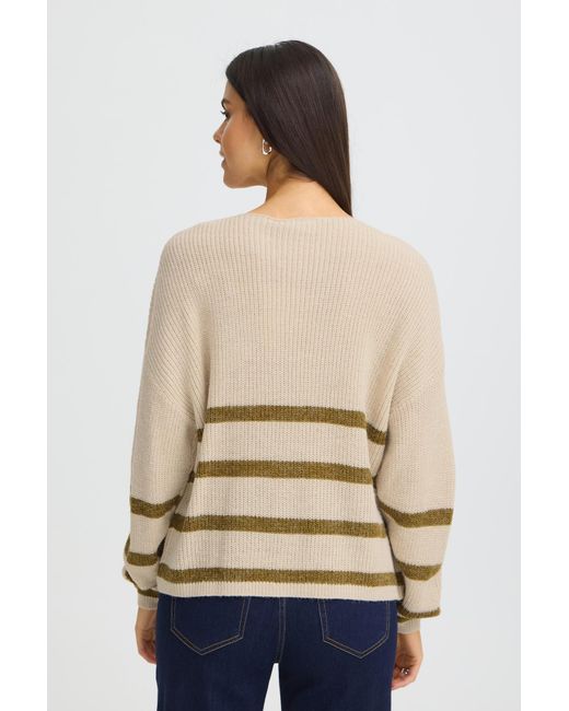 Fransa Natural Pullover Freretta