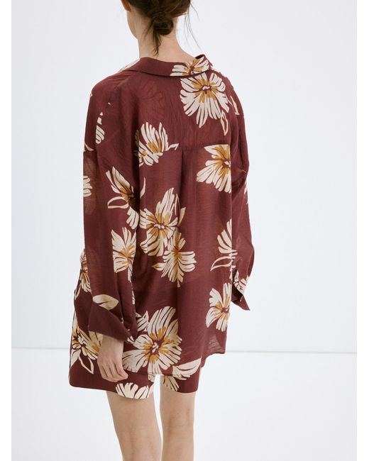 Mango Red Bluse Sake