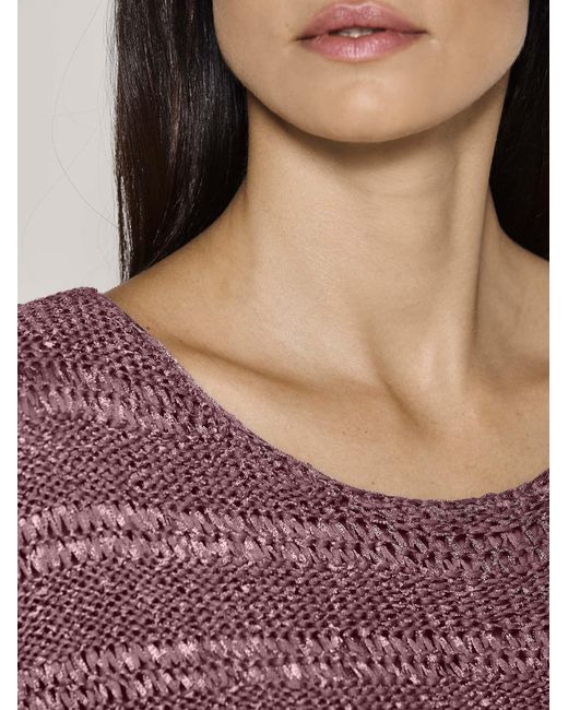 Madeleine Purple Pullover