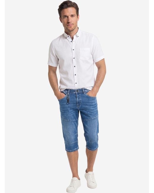CASA MODA Hose Basic in Blue für Herren