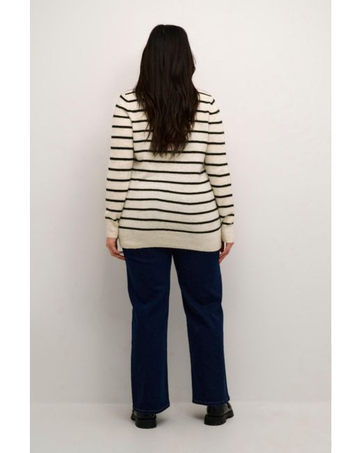Kaffe White Pullover Ka Linda
