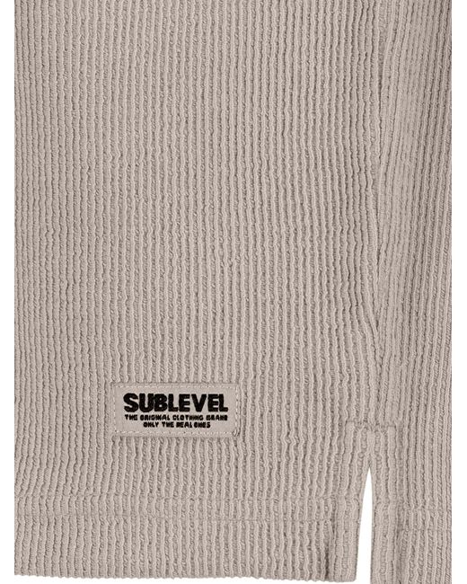 Sublevel Hemd in White für Herren