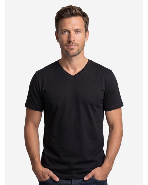 Lerros Shirt Basic in Black für Herren