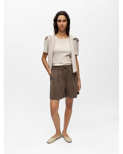 Object Brown Shorts Objberta