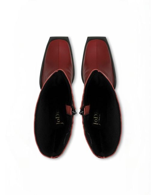 JoDis Red Boots Cassandra