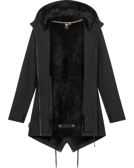 Ragwear Black Sweatjacke 'Wingi'