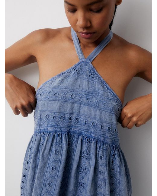 Pull&Bear Blue Kleid