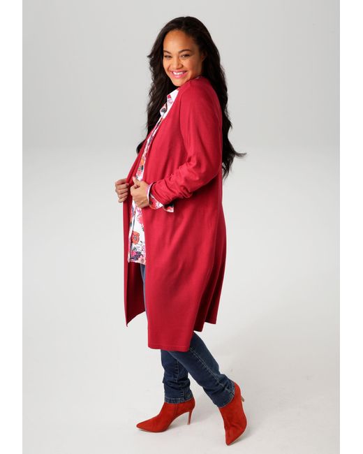 Aniston PLUS Red Strickjacke