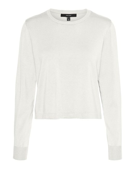 Vero Moda White Pullover 'Vmsije'