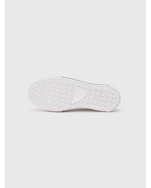 Converse White Sneaker Ctas Lift Double Stack