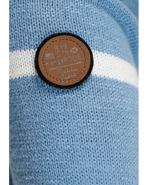 Kangaroos Blue Pullover
