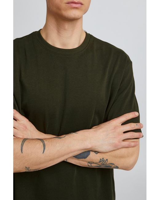 Solid T-Shirt Cadel in Green für Herren