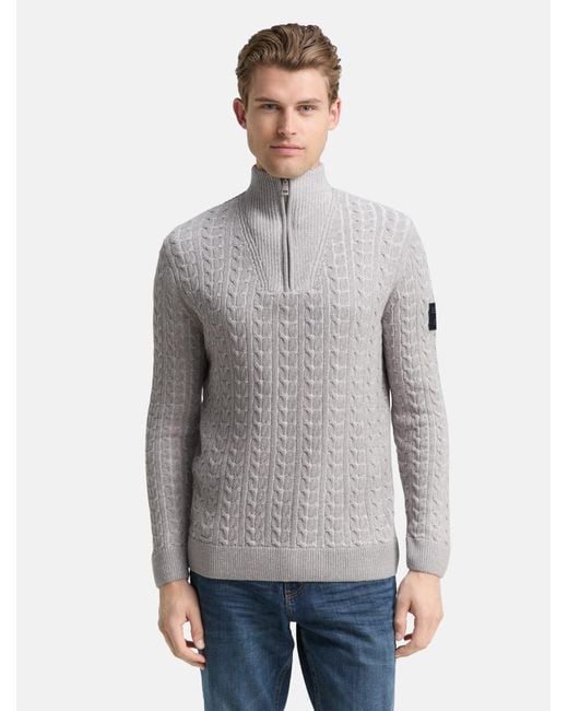 Tom Tailor Pullover in Gray für Herren