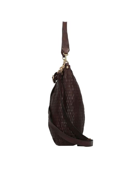 Campomaggi Brown Schultertasche Mangrovia