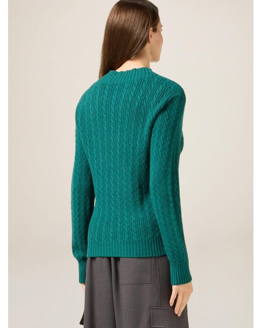 Oltre Green Pullover