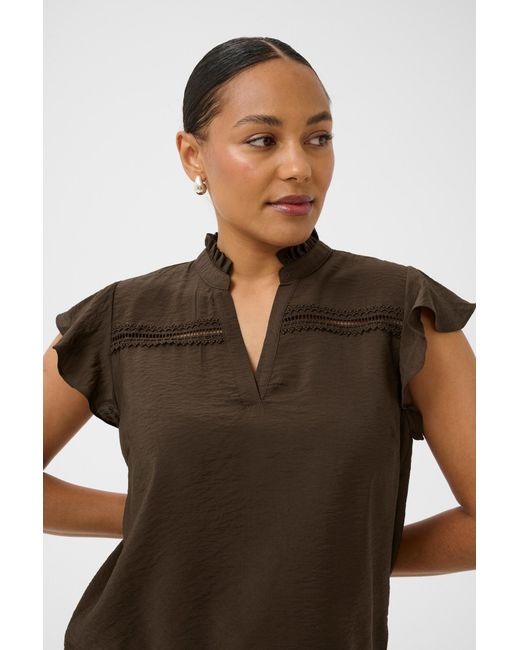 Kaffe Brown Bluse Sonj