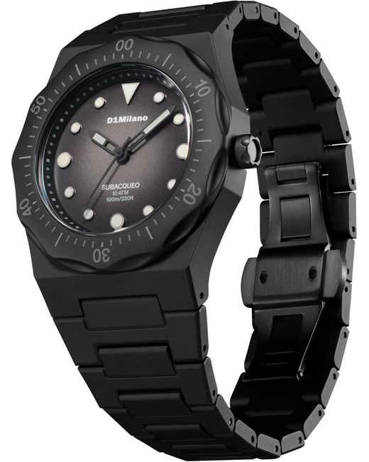 D1 Milano Analoguhr in Black für Herren