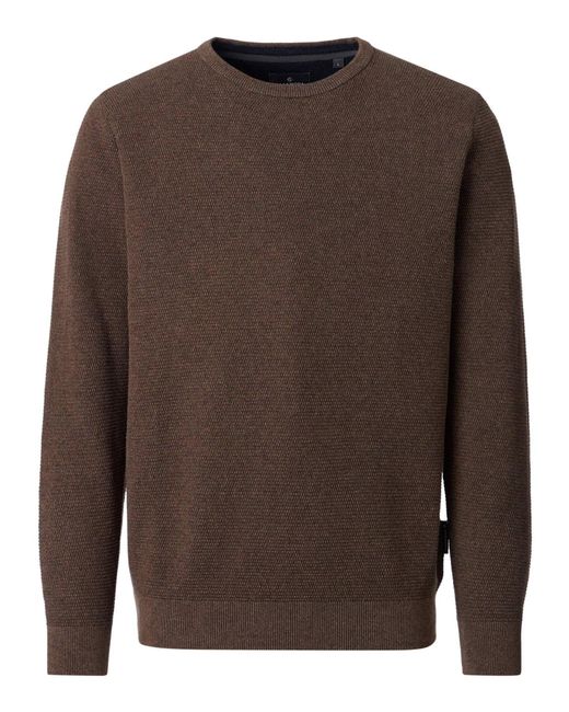 CASA MODA Pullover Basic in Brown für Herren