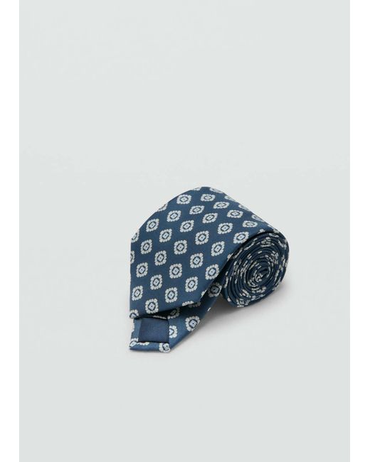 Mango Krawatte Cuadrado in Blue für Herren