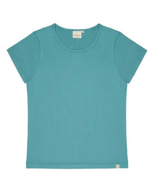 greenjama Blue Schlafshirt Single Jersey