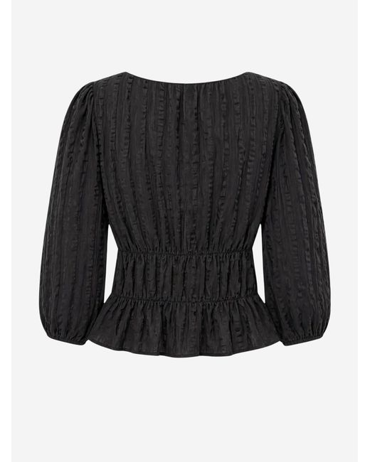 MixRay Black Bluse