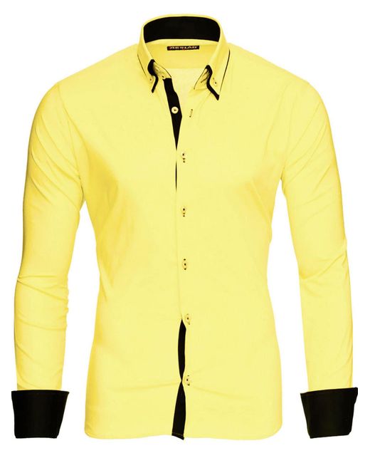 Reslad Hemd Rs7050 in Yellow für Herren