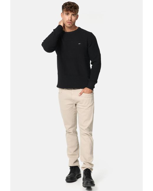 INDICODE Pullover Justice in Black für Herren