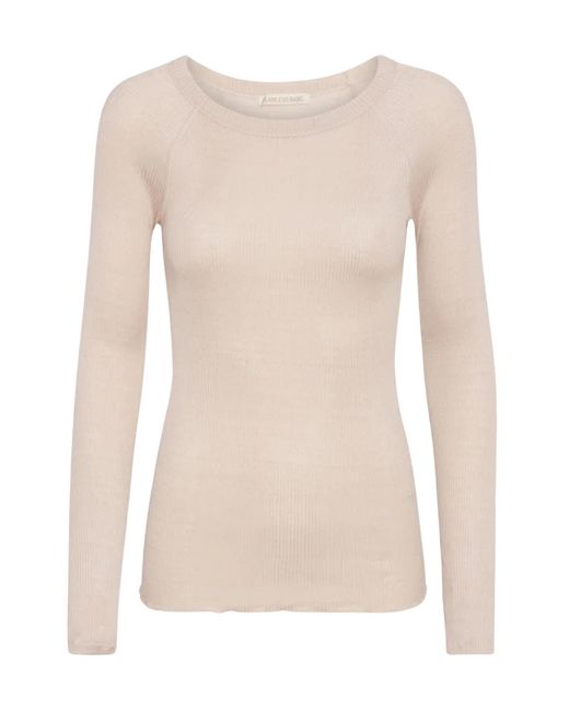 Seamless Basic Natural Pullover