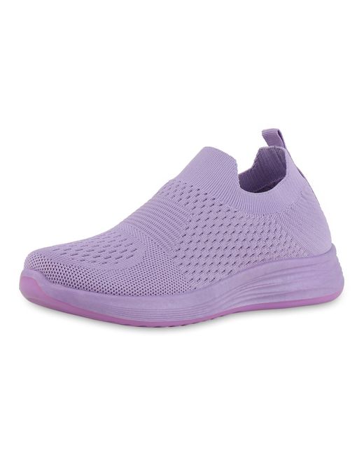 VAN HILL Purple Slip On 'Allison'