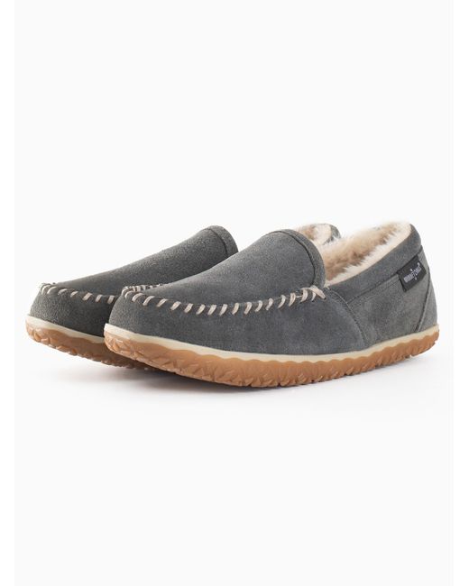 Minnetonka Gray Mokassin Tempe