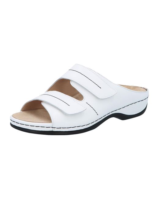 Berkemann White Pantolette Daria