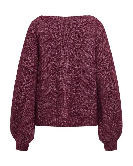 ONLY Purple Pullover Onlida