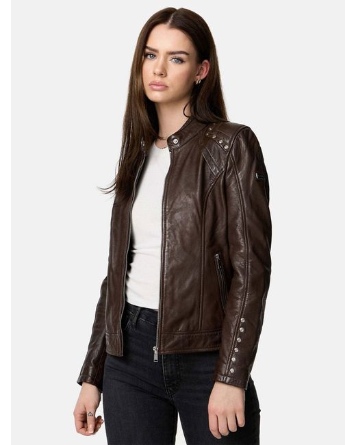 Tazzio Brown Übergangsjacke 'F521'