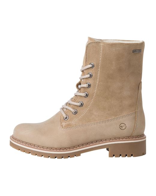 Tamaris Natural Schnürstiefelette
