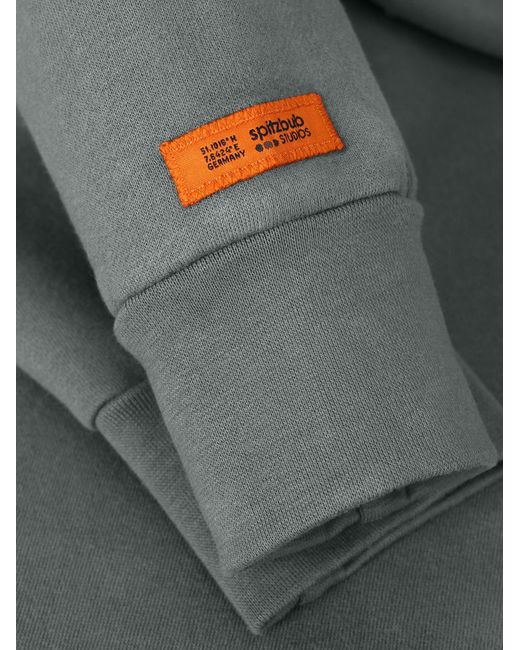 Spitzbub Pullover Flight in Gray für Herren