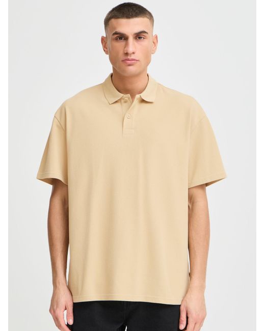 Solid Poloshirt Olexi in Natural für Herren