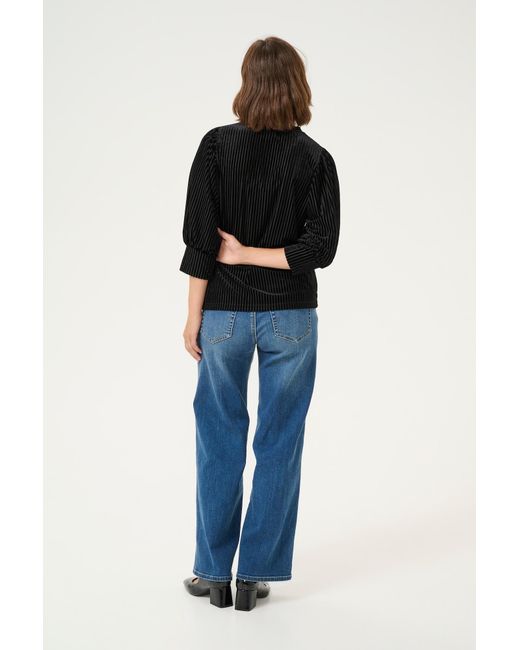 Kaffe Black Bluse Ka Caca