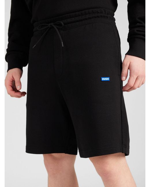 HUGO Shorts 'nasensio' in Black für Herren