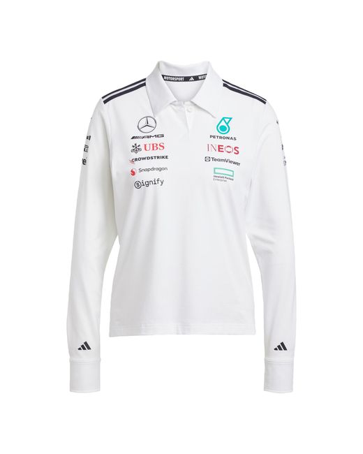 Adidas Originals White Funktionsshirt Mercedes