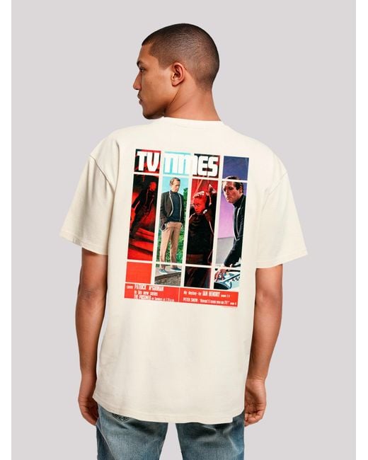 F4NT4STIC T-Shirt Tv Times Patrick Mcgoohan The Prisoner 1967 Cover in Multicolor für Herren