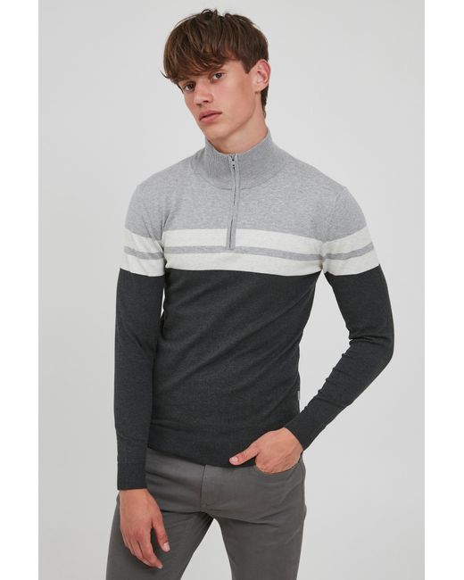 Blend Pullover 'naresh' in Gray für Herren