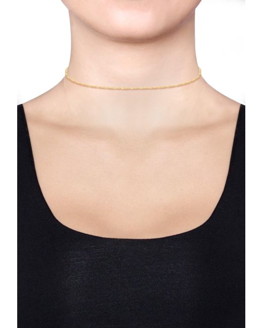 Elli Jewelry Metallic Kette Figaro