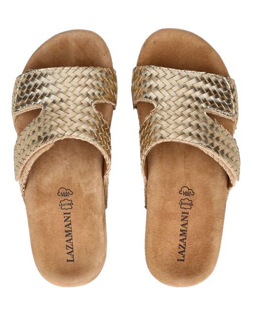 Lazamani Natural Pantolette