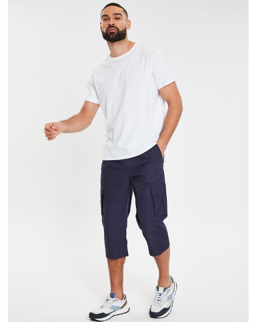 Threadbare Cargohose Bruce in Blue für Herren