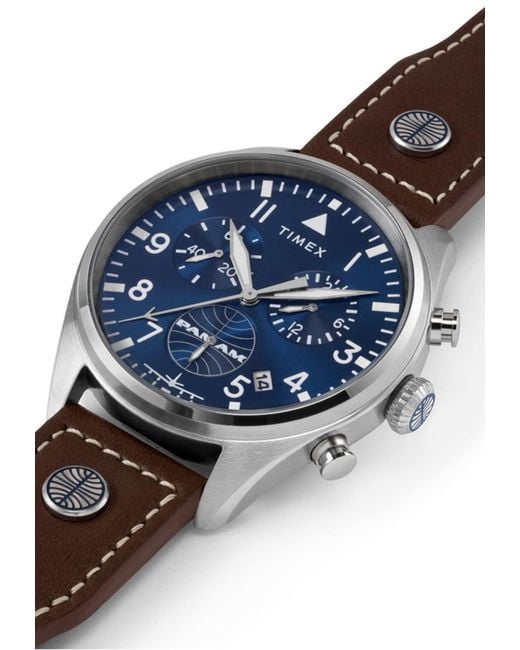 Timex Analoguhr Pan Am in Blue für Herren